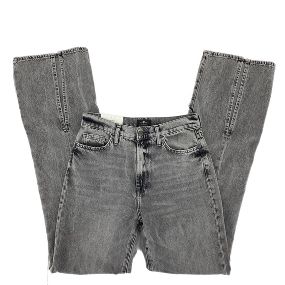 7 For All Mankind Easy Boot with Center Back Split - Picture 5 of 7